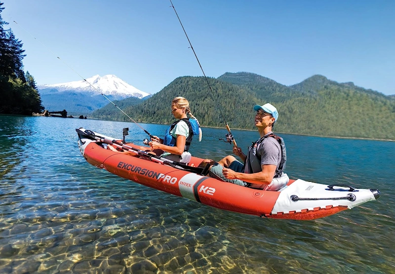 Kayak-intex-excursion Kayak hinchable para dos personas Intex Excursion Pro